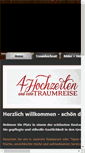 Mobile Screenshot of grombacher-stuben.de